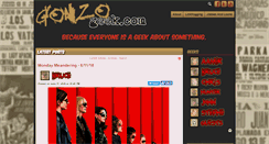 Desktop Screenshot of gonzogeek.com