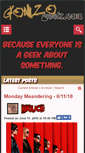 Mobile Screenshot of gonzogeek.com