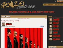 Tablet Screenshot of gonzogeek.com